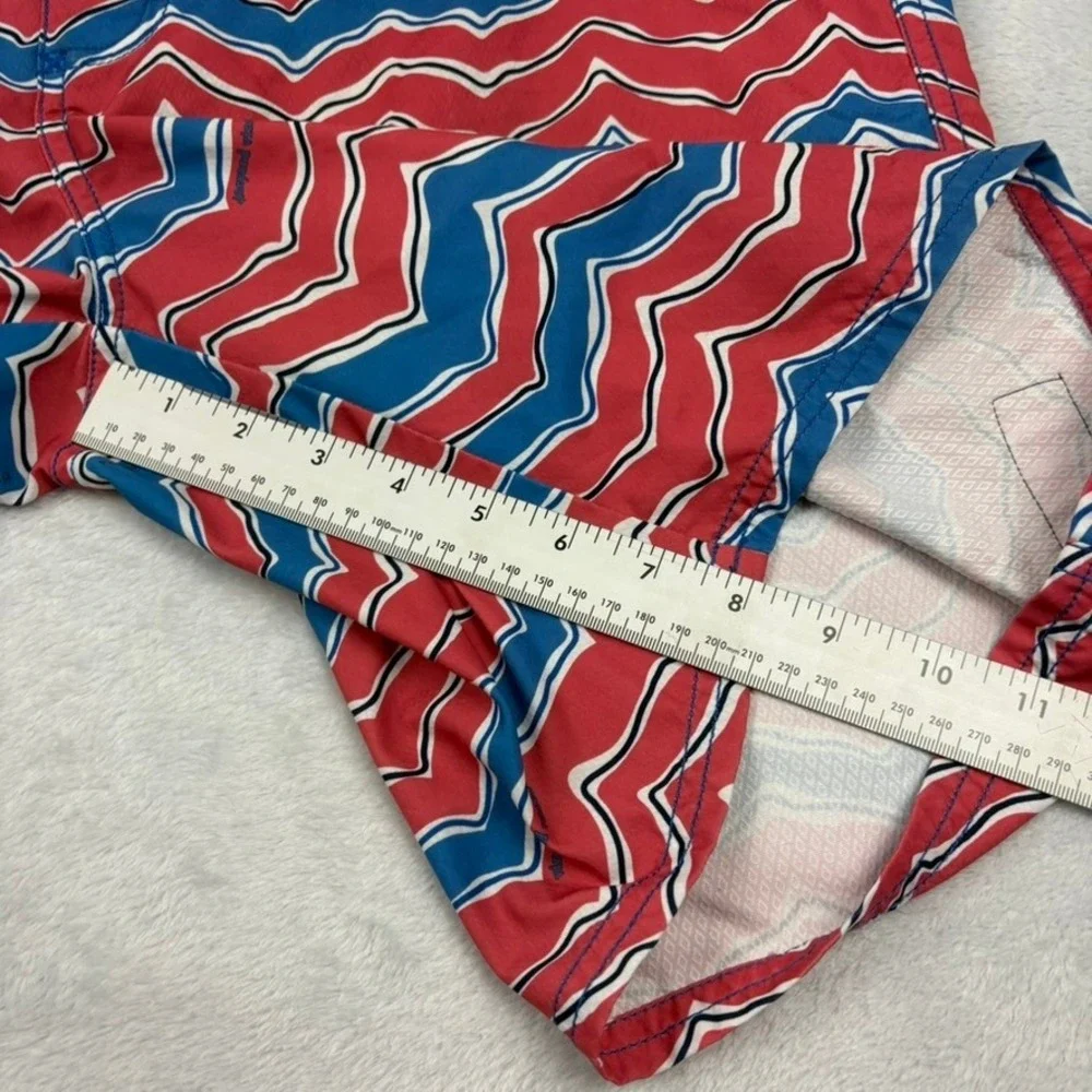 Vineyard Vines Mens 32 Zig‎ Zag Swim Trunks Quick‑Dry Drawstring Casual Beach
